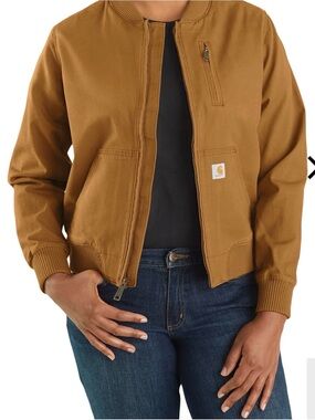 Carhartt Rugged Flex Tan and Brown Relaxed Fit Jacket